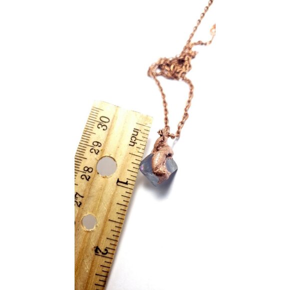 Flourite crystal necklace handmade - Picture 12 of 12